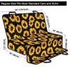 chaqlin Rear Seat Pet Hammock, Waterproof Dog Car Seat Cover view 3