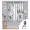 Daesar White Floral Blackout Curtains, 2-Piece Set, 214 x 274 cm view 2