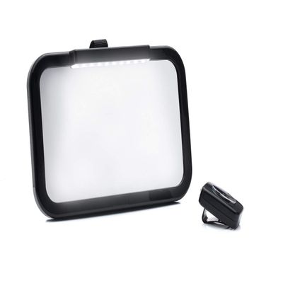 Fillikid Black Baby Car Mirror with LED and Remote