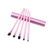 5-Piece Pink Eyeshadow Brush Set with Genuine Wood Handles view 1