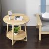 FLBT Wooden Two-Tier Small Table, 40 × 50 cm, Height Options 50/60/70 cm view 4