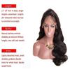 16-Inch Wavy Human Hair Lace Front Wig, 150% Density view 2