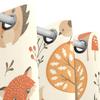 Autumn Forest Jungle Animal Blackout Curtains for Kids' Room, Fox, Deer & Rabbit, 54" H x 55" W, 2 Panels view 3
