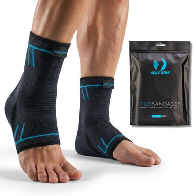 AGILE NOW Ankle Braces, 2-Pack, XL, Blue