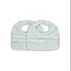 Jollein 029-864-65345 Waterproof Bibs, Snake Pattern, Mint/White, 2-Pack view 1