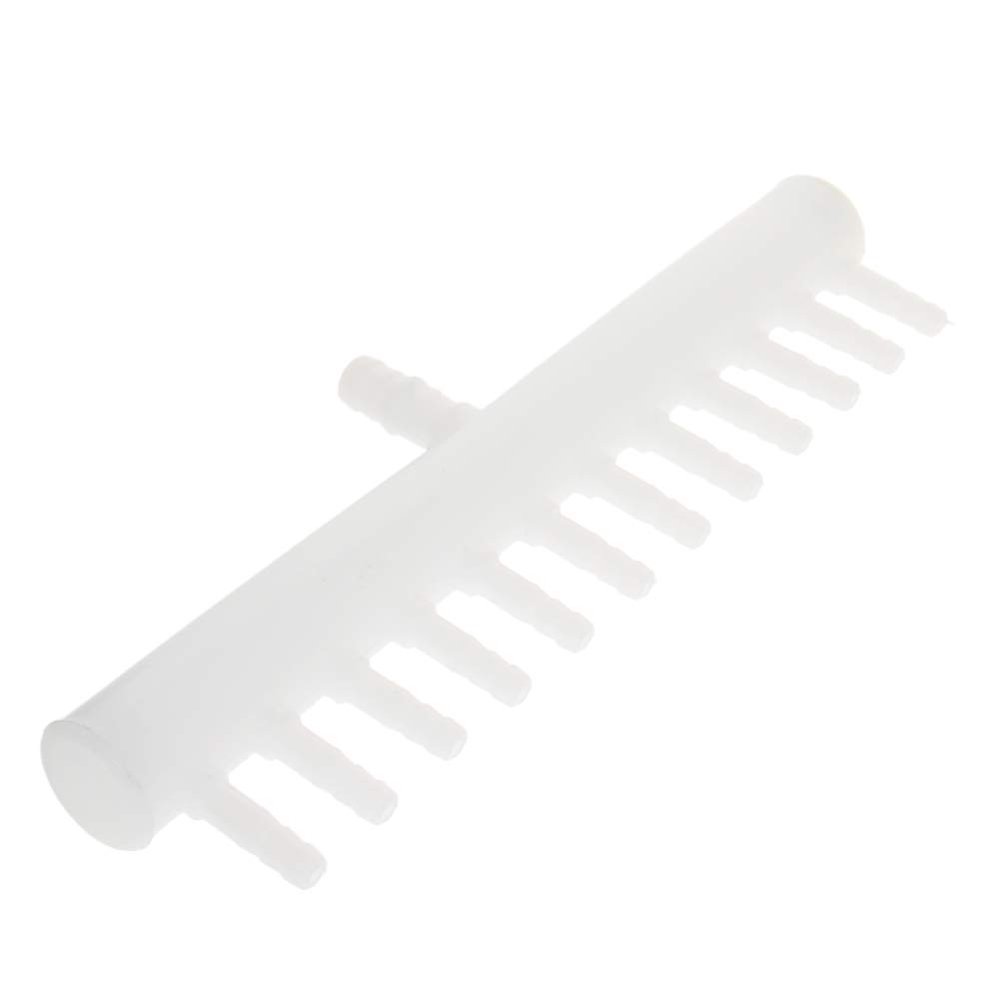 MroMax 12-Way Aquarium Air Line Distributor, 8 mm to 4 mm, 1-Piece