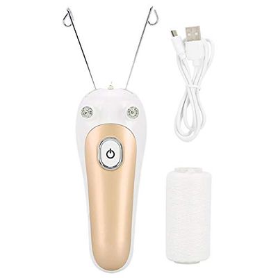 Rechargeable Electric Cotton Thread Facial Epilator, Gold