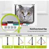 PJDDP 4-Way Magnetic-Lock Cat and Small Dog Door, Black, Size S view 2