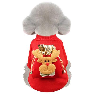 AZXAZ Cute Dog Christmas Costume Reindeer Dog Sweater