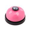 Jacksking Iron Pet Bell, Wireless Cute Cartoon Training Bell for Dogs and Cats, Interactive Toy (Powder) view 2