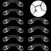 Frienda 10 Pairs Screw-In Silicone Anti-Slip Nose Pads, 4.2 cm view 1