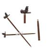 Wooden Walking Cane with Nautical Bronze Finish view 1