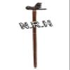 Wooden Walking Cane with Nautical Bronze Finish view 2