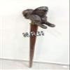 Wooden Walking Cane with Nautical Bronze Finish view 3