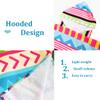 Chickwin Kids' Hooded Bath Poncho Towel, 60 x 80 cm, Big Eyes view 3