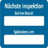 Service Stickers – Next Inspection (250) view 2
