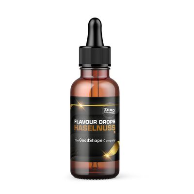 Sugar-Free Flavor Drops 50 ml – Hazelnut | Zero-Calorie Sweetener Drops with Dosing Aid | Vegan | For Plain Yogurt, Porridge, or Quark