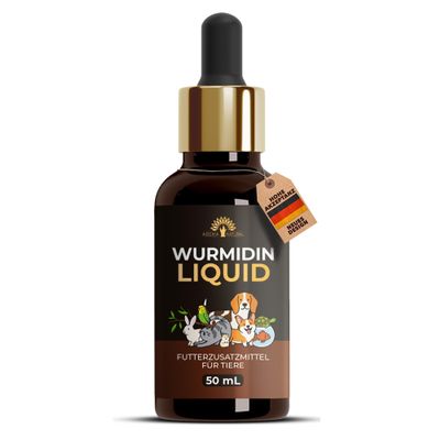 ADEMA NATURAL WURMIDIN Liquid – Supportive Deworming Treatment for Animals