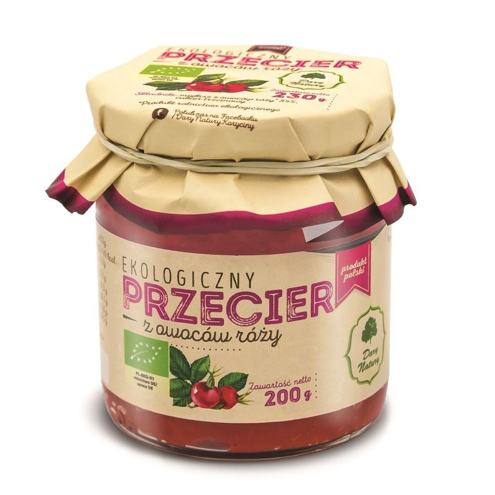 Organic Rosehip Purée, 200 g – Dary Nature