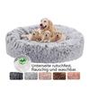 Haoye Fluffy Round Dog Bed, Washable Donut Pet Bed for Dogs and Cats, 50–120 cm, 7 Sizes view 1