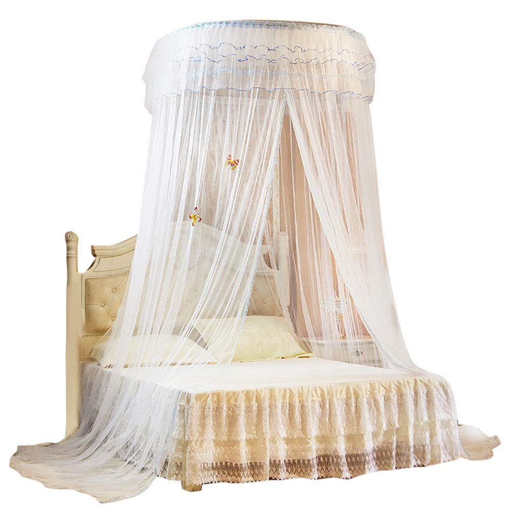 Round Princess-Style Mosquito Net, 120 x 270 cm