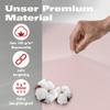 BaSaTex Organic Jersey Fitted Sheet, 60 x 120–70 x 140 cm, Dusty Pink view 2