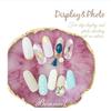 Natural Resin Nail Art Palette, Gel Polish Holder for Cosmetics (Rose Red) view 3