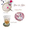 Natural Resin Nail Art Palette, Gel Polish Holder for Cosmetics (Rose Red) view 4