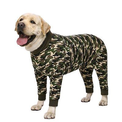 Dog Recovery Suit for Medium and Large Dogs, Camo, 38 cm