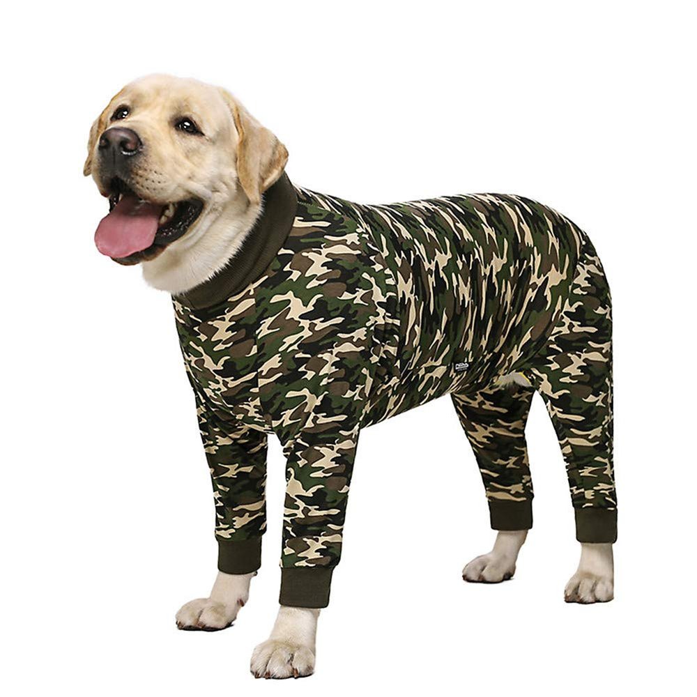 Dog Recovery Suit for Medium and Large Dogs, Camo, 38 cm