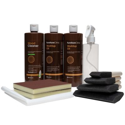 Furniture Clinic Wood Countertop Care Kit