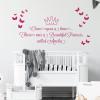 Once Upon a Time, There Was a Beautiful Princess [Girl's Name] Nursery Wall Sticker [Grass] view 2