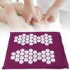 Brrnoo Acupressure Foot Mat and Shiatsu Massage Cushion Set, Purple view 1