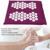 Brrnoo Acupressure Foot Mat and Shiatsu Massage Cushion Set, Purple view 2