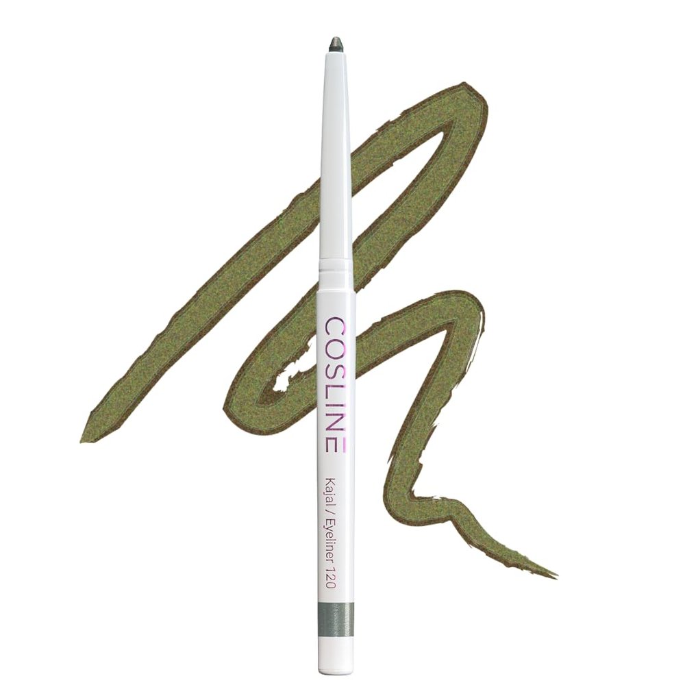 COSLINE Kajal Eyeliner Dragonfly 120, Waterproof, Creamy, Highly Pigmented