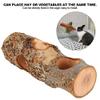 Fdit Apple Wood Hay Feeder for Rabbits and Small Pets view 3