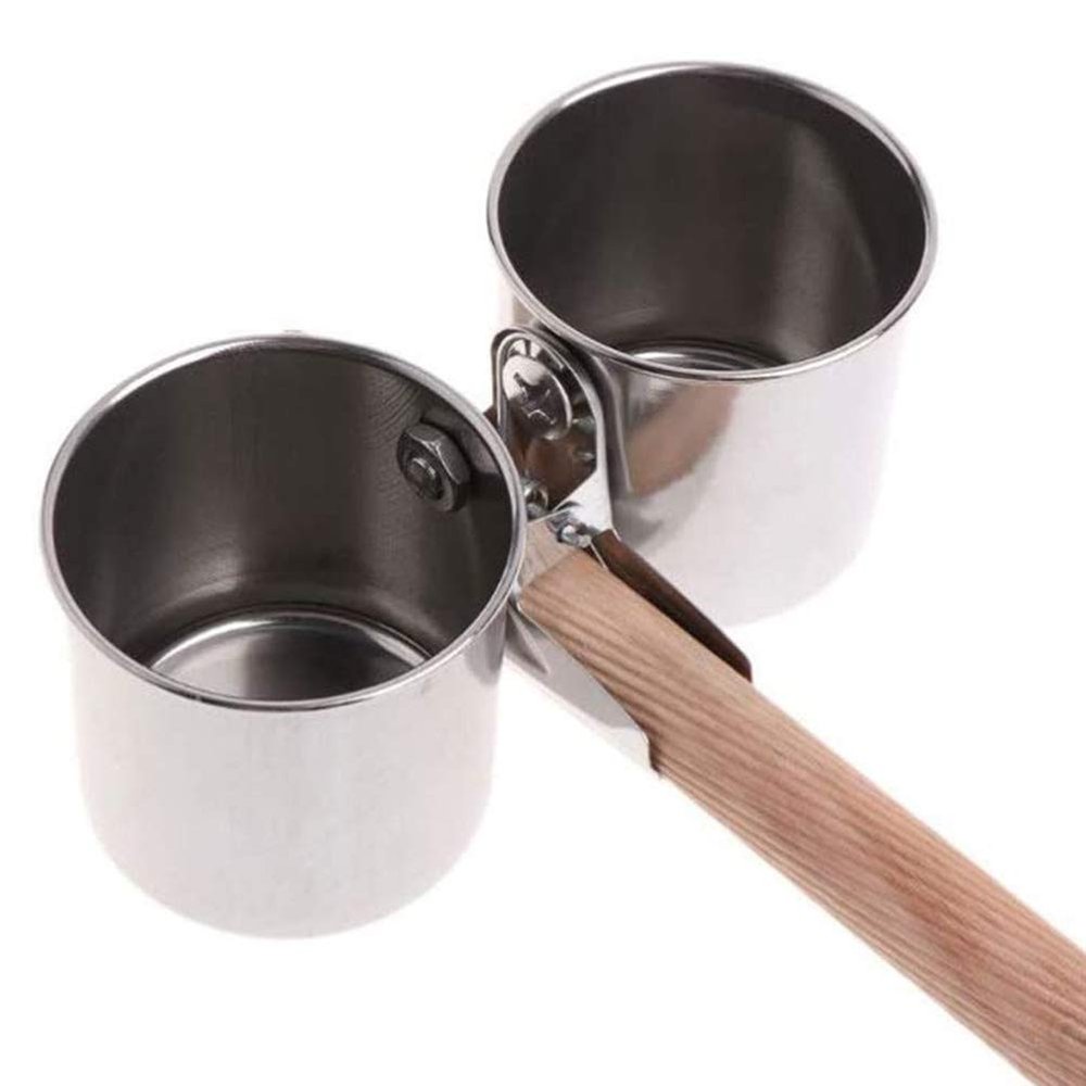 Merkts 1 Stainless Steel Bird Feeder Station with Dual Heads