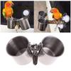 Merkts 1 Stainless Steel Bird Feeder Station with Dual Heads view 2