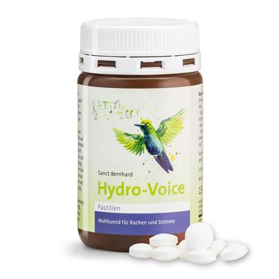 Sanct Bernhard Hydro Voice Lozenges with Elderflower Flavor, 150 Lozenges
