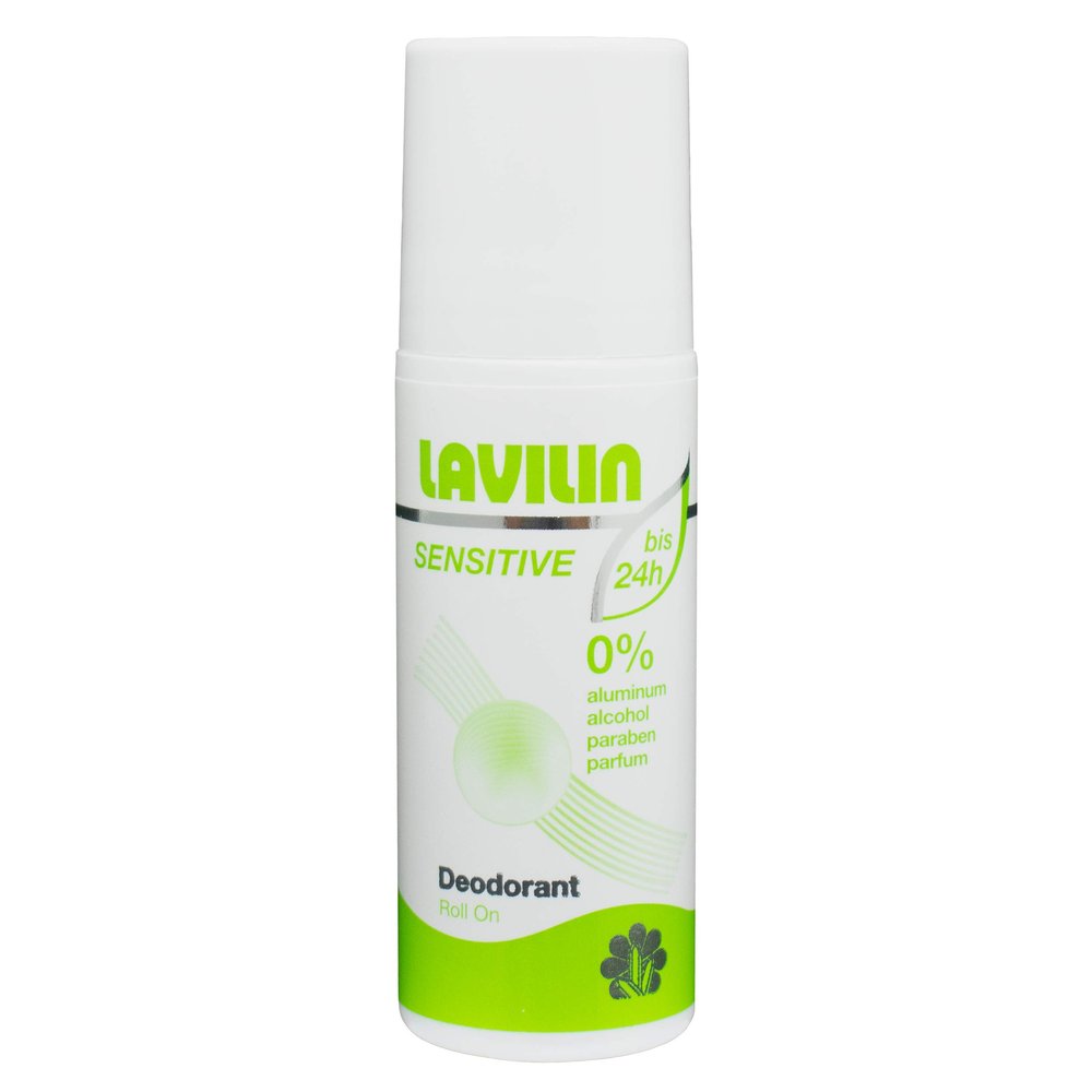 Lavilin Sensitive Deodorant Roll-On, 65 ml, Up to 24-Hour Odor Protection