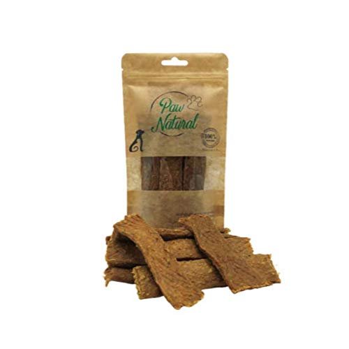 Paw Natural Dog Treats | 150 g Turkey Strips | Gluten- and Grain-Free