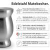 Organic Mate Tea Set: 3 Varieties, Double-Wall Stainless Steel Cup, Bombilla & Guide view 3