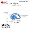 flexi Retractable Dog Leash, Soft Grip, 3 m / 5 m / 8 m, 8-20 kg, Blue view 2