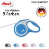flexi Retractable Dog Leash, Soft Grip, 3 m / 5 m / 8 m, 8-20 kg, Blue view 4
