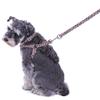 Pet Products Dog Collar Leash Set Leopard Adjustable Dog Leash Puppy Harness Durable Dog Accessories Cat Collar Strong (Color: Blue, Size: S) view 2