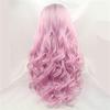 24-Inch Synthetic Lace Front Wig, Body Wave Layered Style, 150% Density view 2