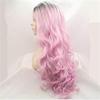 24-Inch Synthetic Lace Front Wig, Body Wave Layered Style, 150% Density view 3