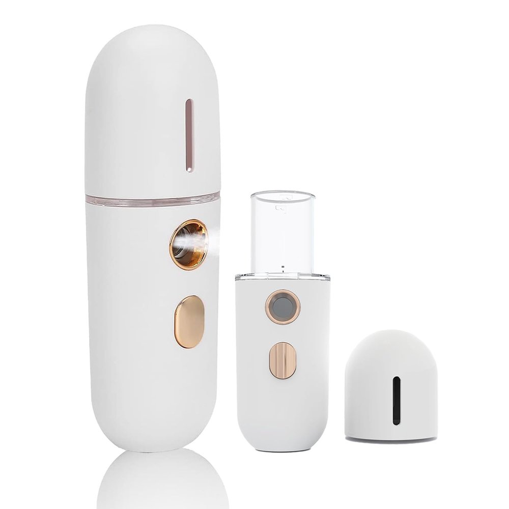 Portable Nano Facial Steamer, Handheld Moisturizing Nano Spray for Skin Care, Makeup, and Eyelash Extensions