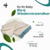 avo+cado Organic Cotton Prefolds, 3–10-Pack – for One Size and XL Cloth Diaper Covers view 2