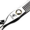 XUANFENG Japanese Hair Scissors Set, 6 in, with Ball-Bearing Screws, Black Dragon Handle view 3